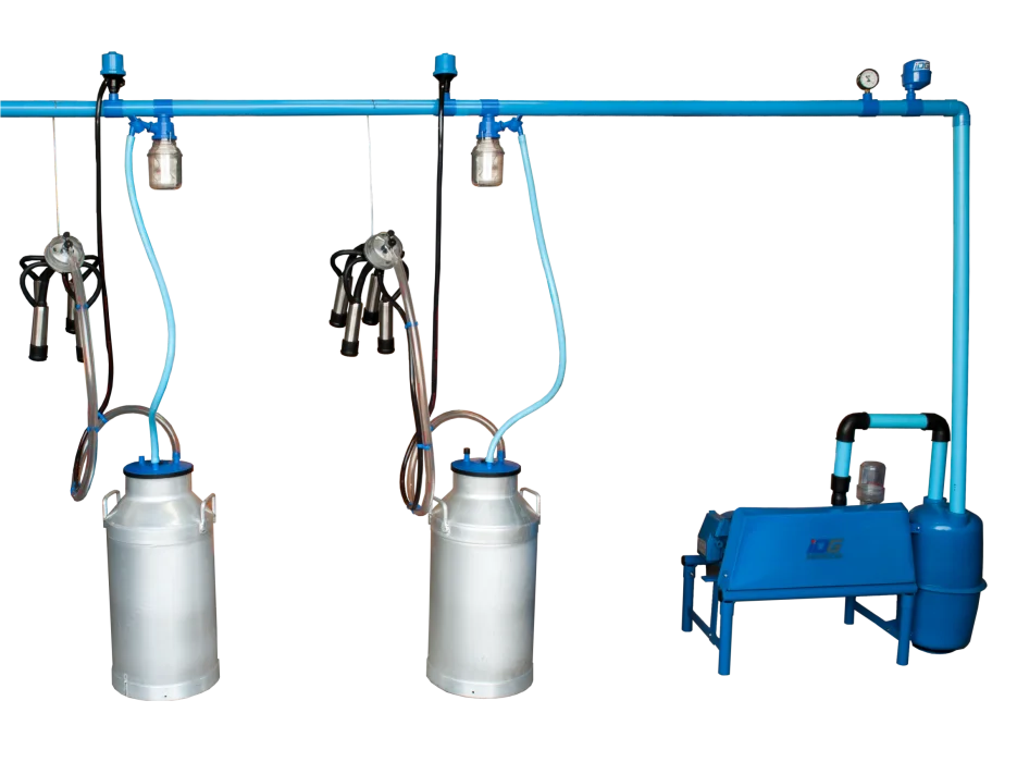 Ordeñadora al tarro