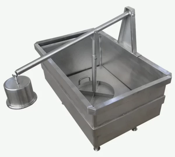 mesa de desuerado para elaboracion de queso