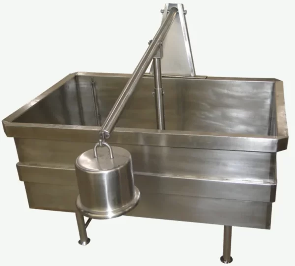 mesa de desuerado para elaboracion de queso