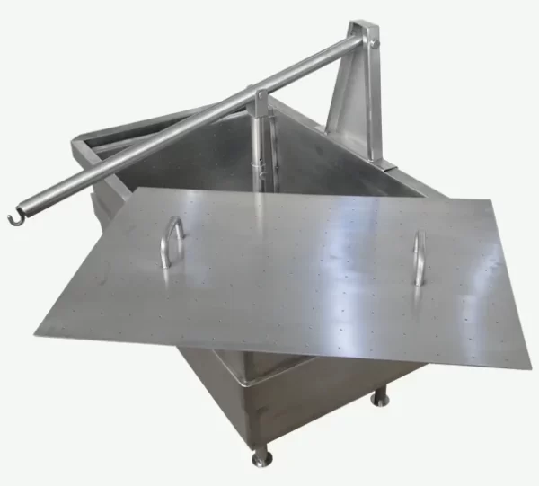 mesa de desuerado para elaboracion de queso